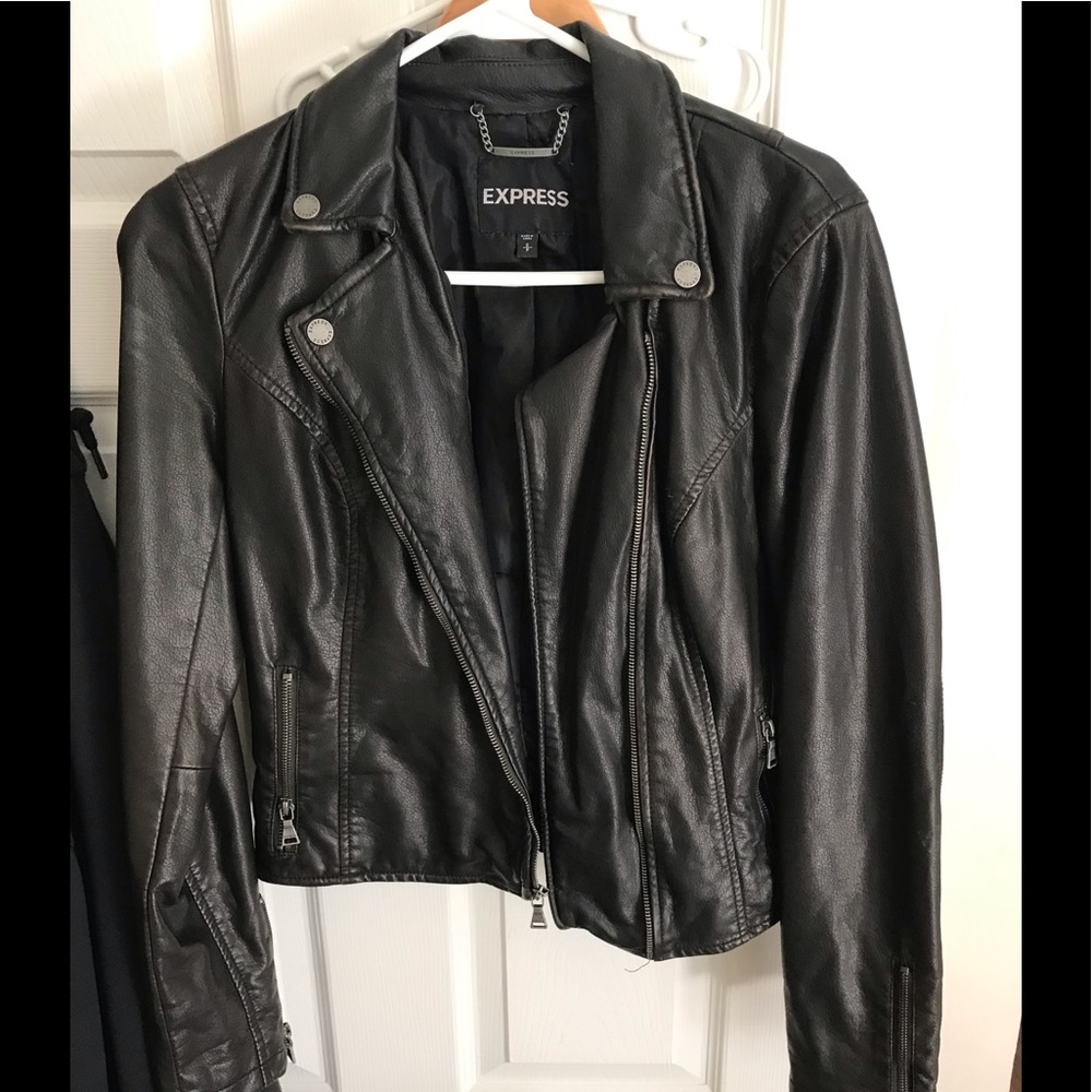 Express leather jacket